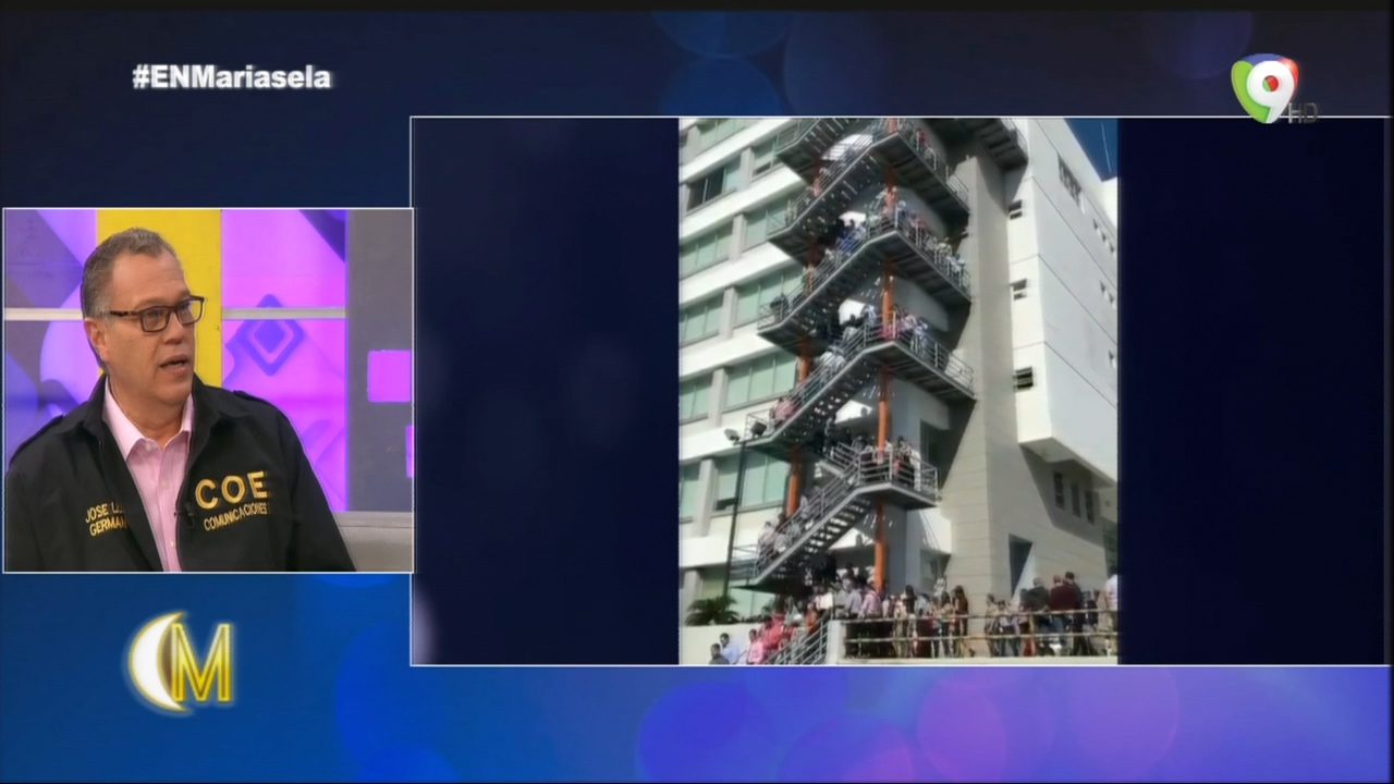 El Subdirector Del COE José Luis Germán Habla De Qué Hacer Durante Y Después De Un Sismo – ENM
