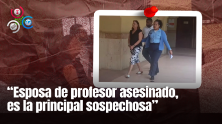 Momento Cuando Detienen A La Esposa Del Profesor Asesinado En El 2020 En Santiago