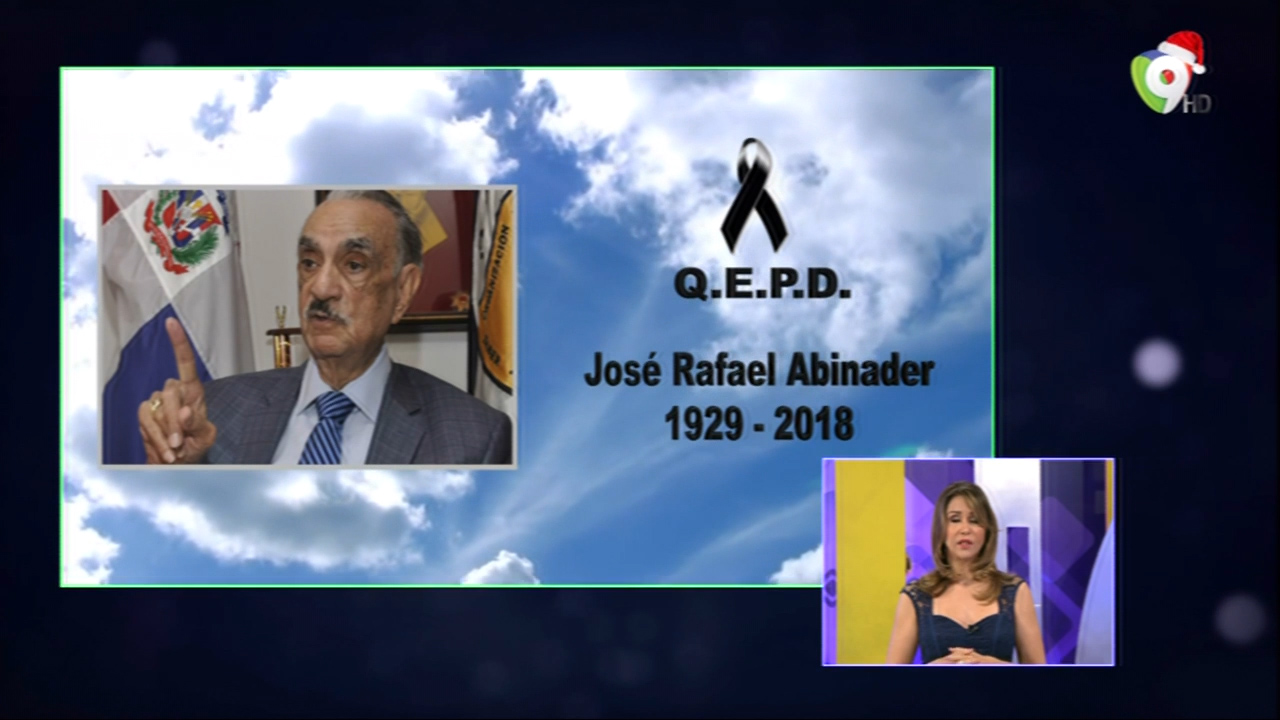 Mariasela Álvarez Y Diana Lora Lamentan La Muerte De José Rafael Abinader Y Rasputin