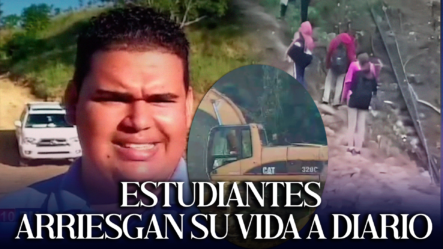 Estudiantes En La Vega Arriesgan Sus VIDAS A Diario