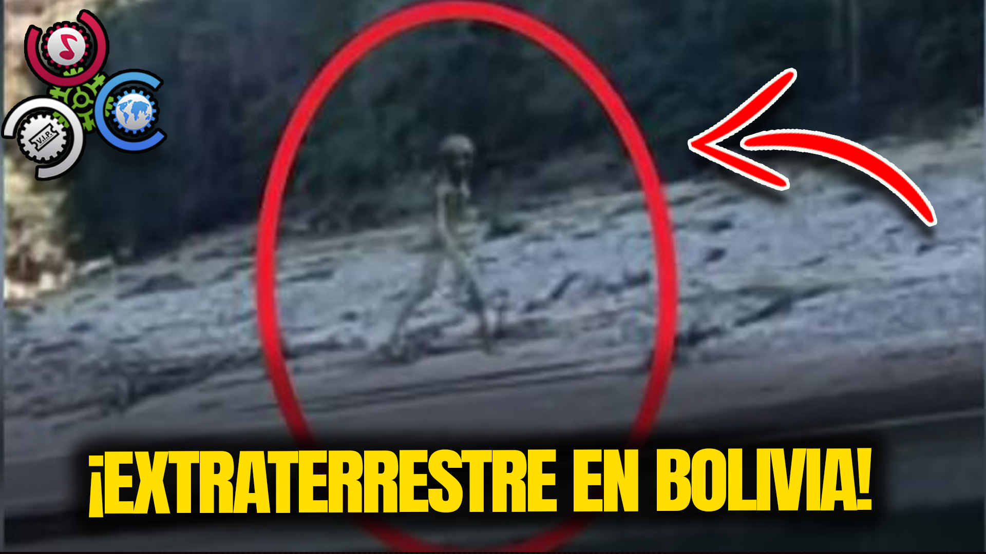 Captan Supuesto EXTRATERRESTRE Caminando En Un Río De Bolivia