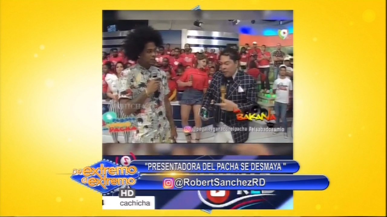 Robert Sánchez Sobre La Caída De La Presentadora Del Pachá