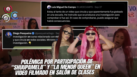 Educación Investiga Video Urbano Viral Grabado En Un Aula Escolar; Ministro De Camps Advierte Sanciones