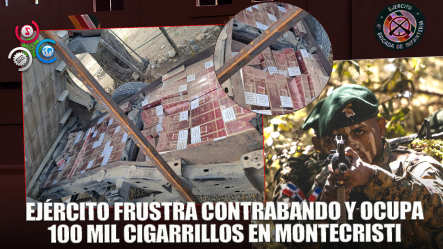 Ejército Ocupa Camioneta Con Cargamento De 100 Mil Cigarrillos
