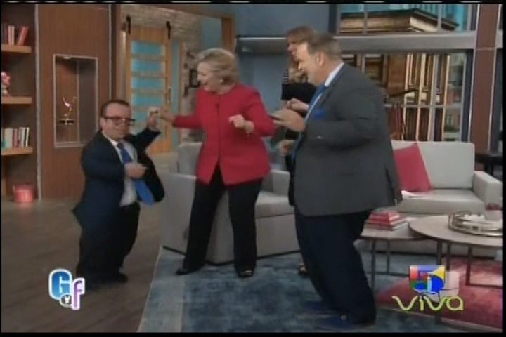 Recuento De Todo Lo Ocurrido Durante La Visita De Hillary Clinton En El “Gordo Y La Flaca” De La Cadena Univisión