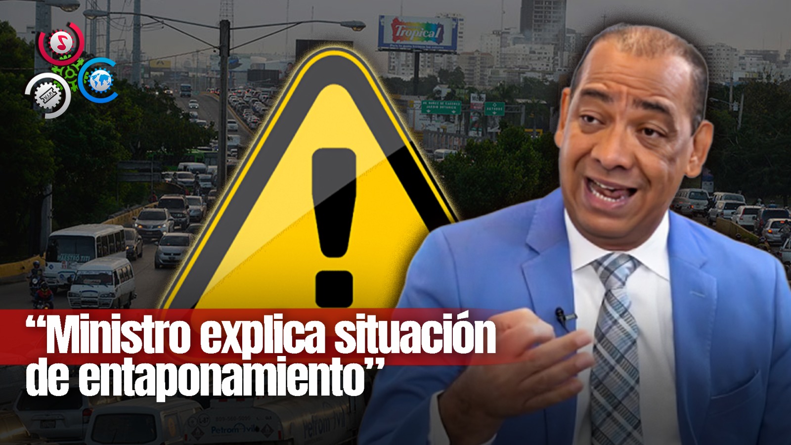 MINISTERIO DE OBRAS PÚBLICAS EXPLICA SOBRE ENTAPONAMIENTO DE HOY MIERCOLES