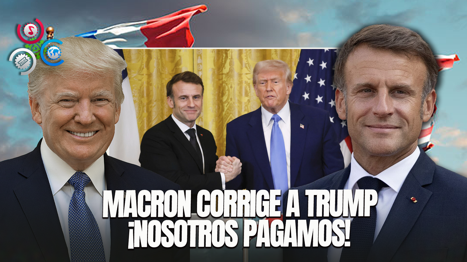 El Presidente De Francia Corrige A Trump En Pleno Discurso: ¡Nosotros Pagamos!