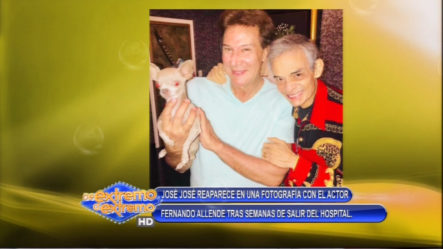 Farándula Extrema: José José Reaparece En Una Fotografía Con El Actor Fernando Allende Tras Semanas De Salir Del Hospital