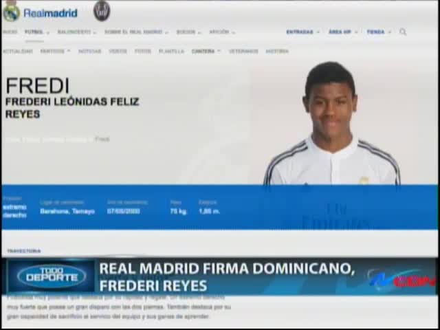 Real Madrid Firma A Joven Dominicano Proveniente Del Sur #Video