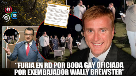 El Embajador Wally Brewster Presuntamente Oficializó Una Boda Entre Dos Hombres En RD