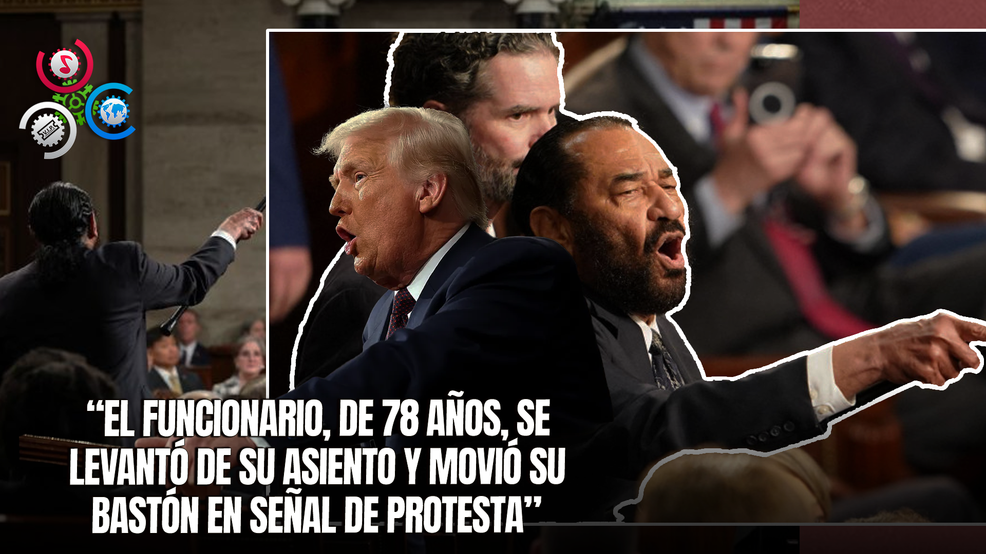 Polémico Inicio Del Discurso De Trump En El Congreso: Congresista Demócrata Expulsado Por Interrumpir