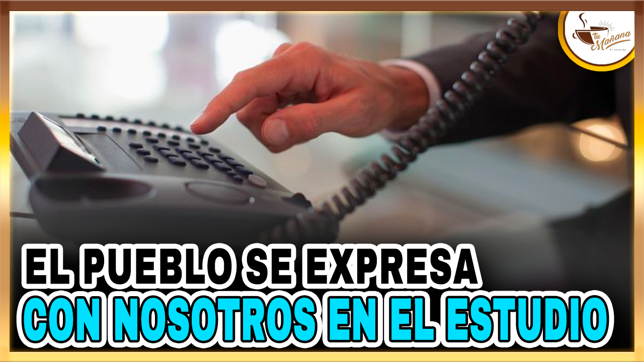 El Pueblo Se Expresa Con Nosotros En El Estudio | Tu Mañana By Cachicha