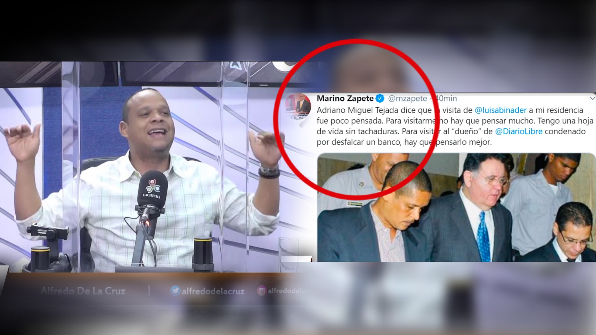 El Tuit De Marino Zapete Con Picante Mensaje Subliminal Según Alfredo De La Cruz