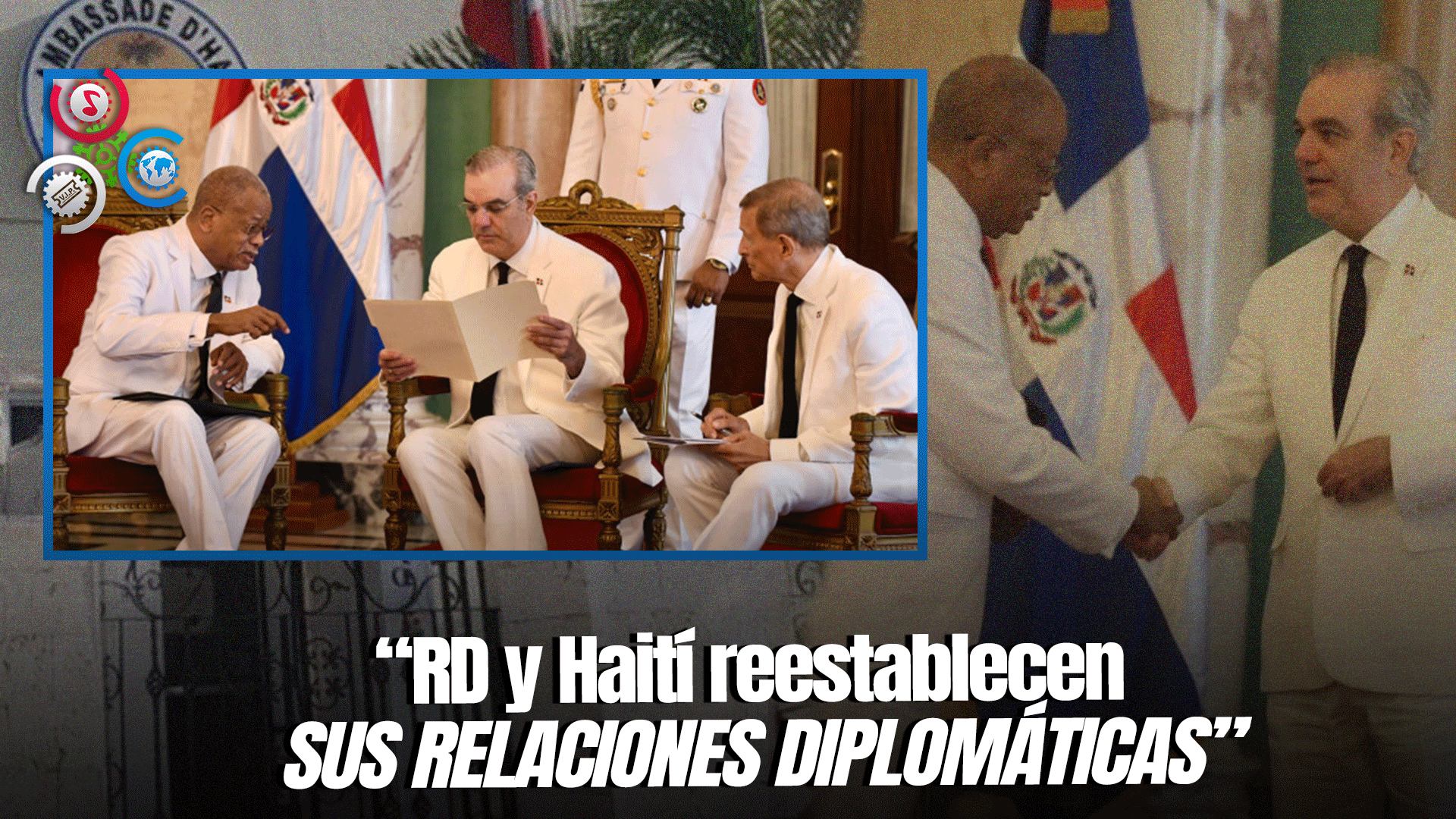 Embajador De Haití Presenta Cartas Credenciales En El Palacio Nacional