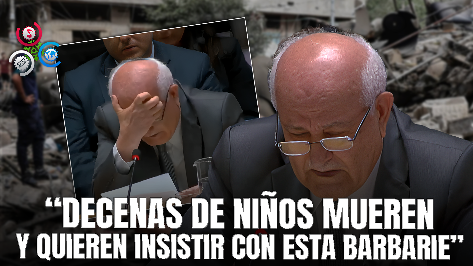 Embajador Palestino Rompe En Llanto En La ONU Al Denunciar La Muerte De Niños En Gaza