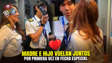 Emotivo Vuelo: Joven Piloto Comparte Cabina  Por Primera Vez Con Su Madre En El Día De Las Madres