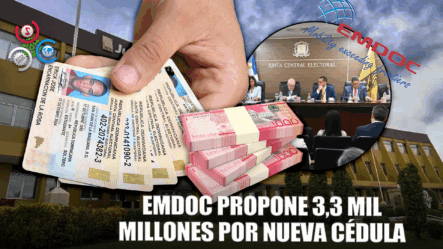 Empresa Emdoc Presenta A La JCE Oferta Económica Por 3,3 Millones Para Nueva Cédula