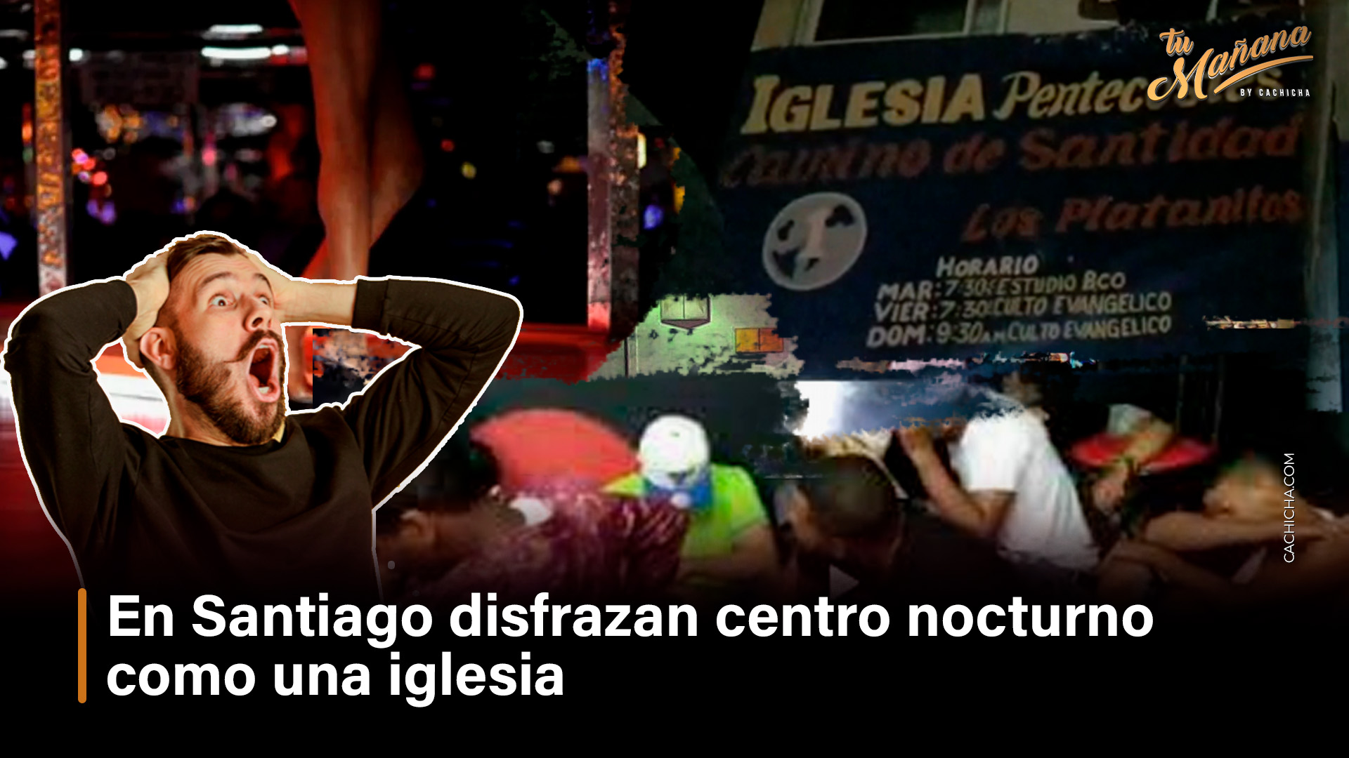 En Santiago Disfrazan Centro Nocturno Como Una Iglesia