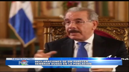Estas Fueron Las Opiniones Generadas Por Algunos Políticos Con Relación A La Reelección Presidencial Tras Entrevista Al Presidente Danilo Medina