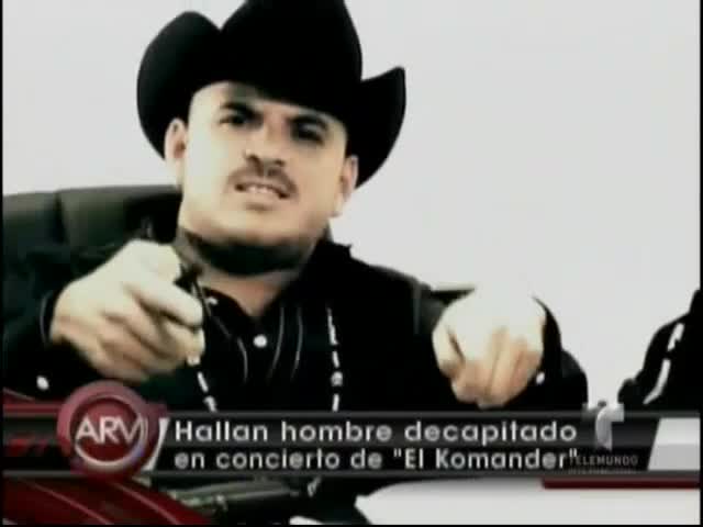 Encuentran Hombre Decapitado En Concierto De Cantante De ‘narco-corridos’ #Video