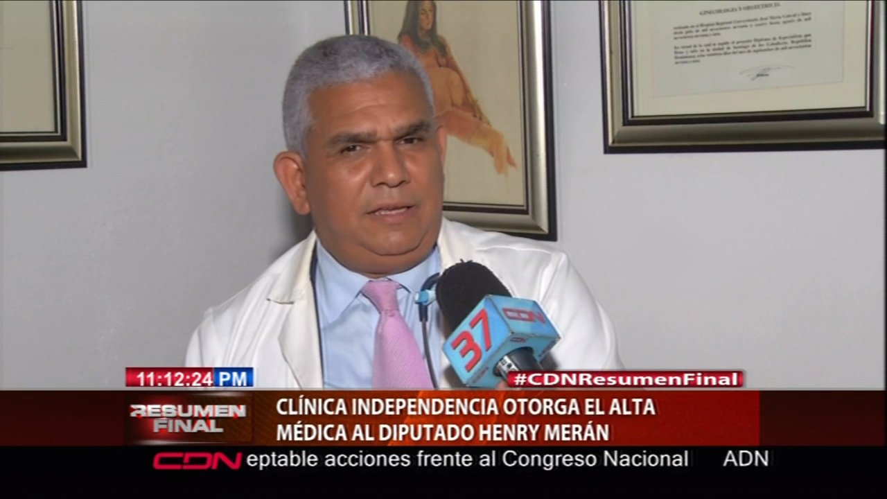 Clínica Independencia Otorga El Alta Médica Al Diputado Henry Merán
