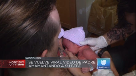 Se Hace Viral El Video De Un Padre Amamantando A Su Bebé