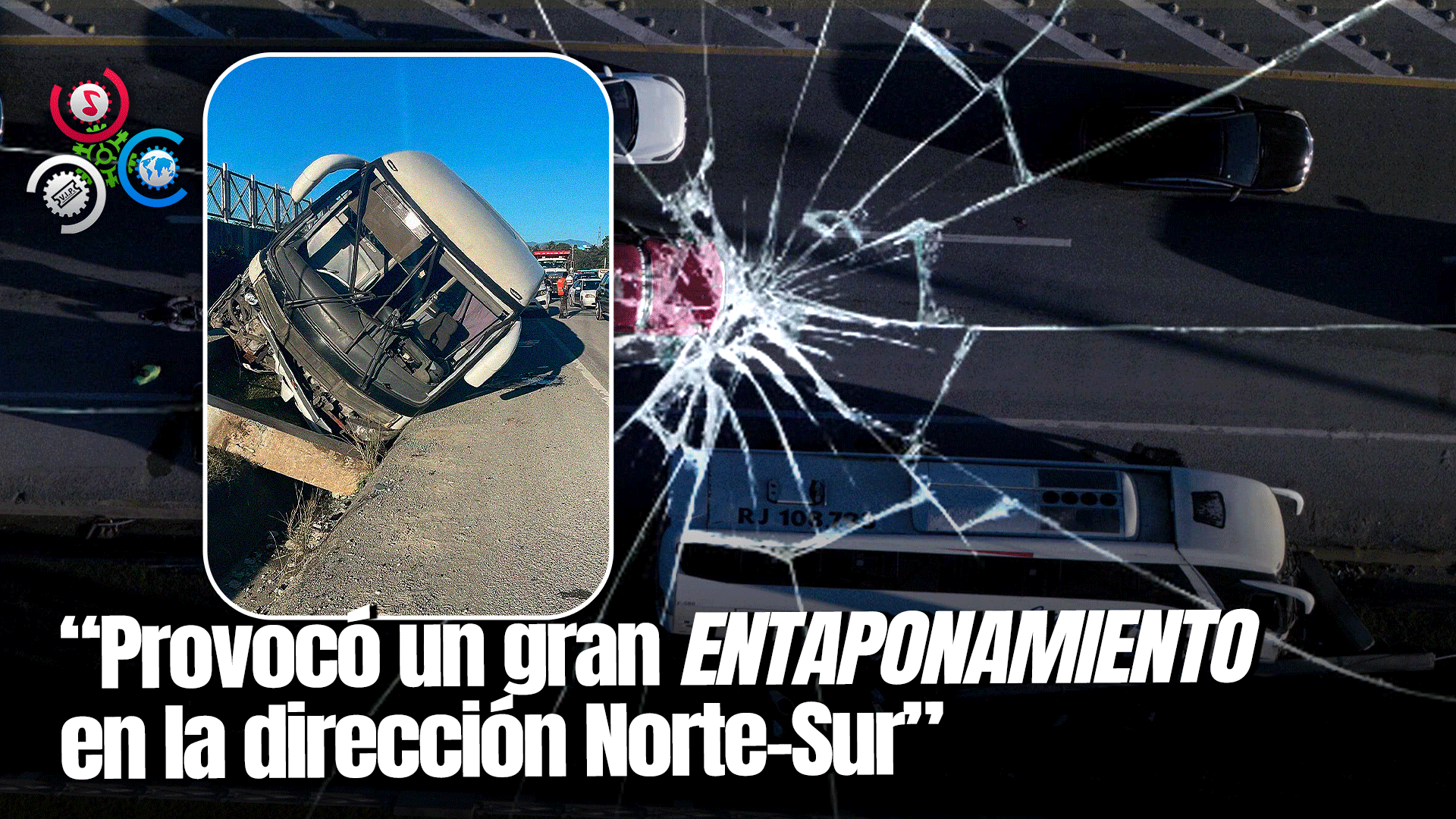 Seis Heridos Tras Accidente De Autobús Del Transporte Interurbano En La Autopista 6 De Noviembre