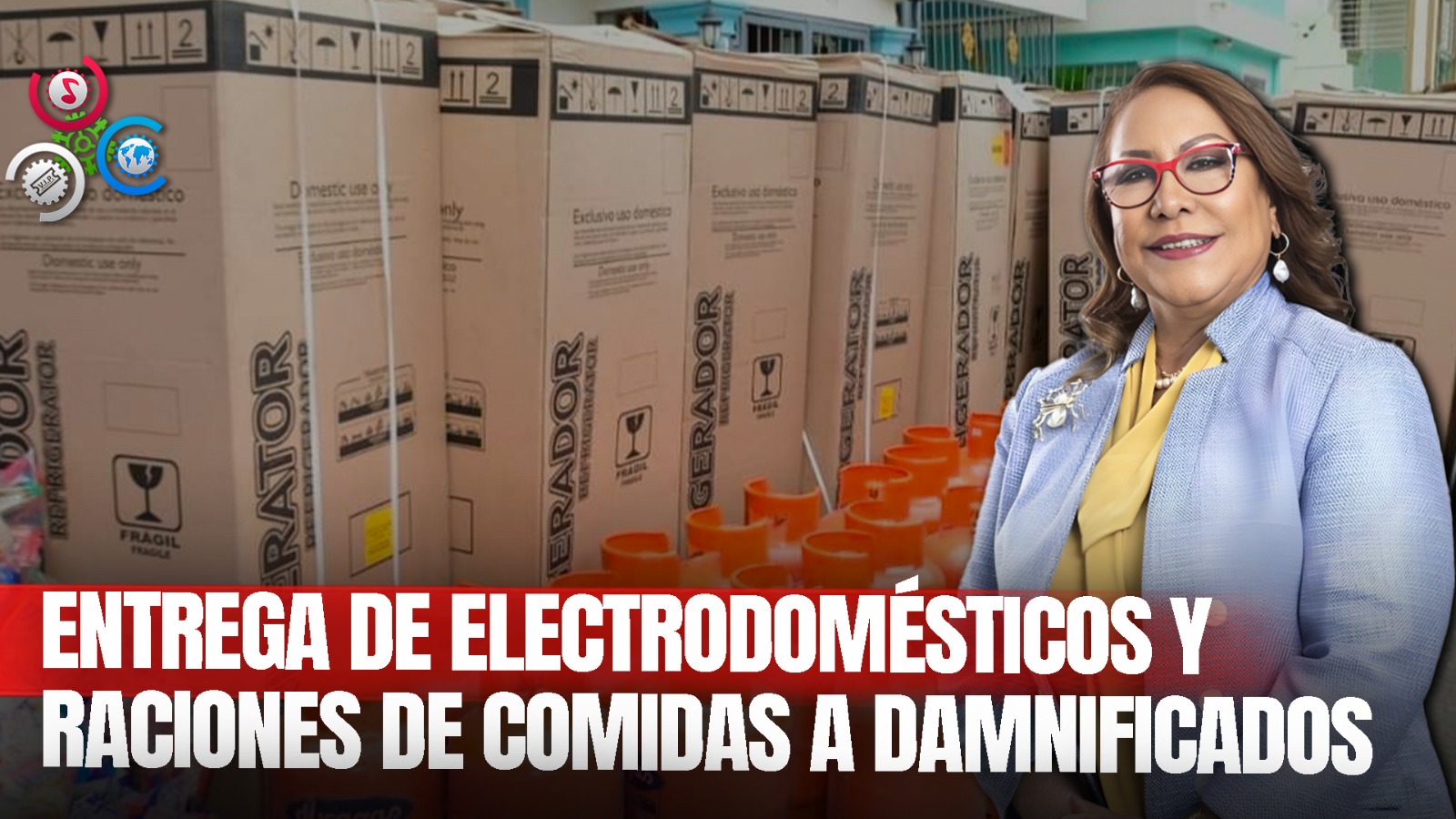 Gobernadora Rosa Santos Entrega Enseres Del Hogar A Damnificados Del Hoyo De Elías