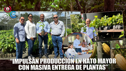 Entregan Plántulas De Cacao, Cepas De Plátano Y Frutales A Agricultores De Hato Mayor