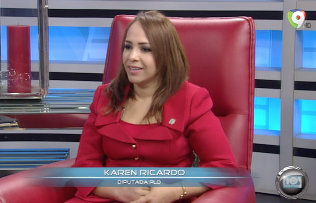 Entrevista A Karen Ricardo Diputada Del PLD En El Programa Hoy Mismo