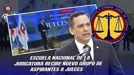 Ingresan 13 Aspirantes A Jueces A Escuela Nacional De La Judicatura; Henry Molina Destaca Formación Judicial Requiere Tiempo Y Modernización