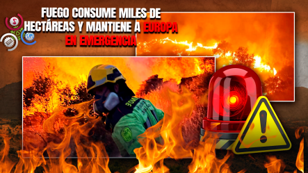 España Y Francia Luchan Contra Incendios Históricos Que Obligan A Evacuar A Más De 160,000 Personas