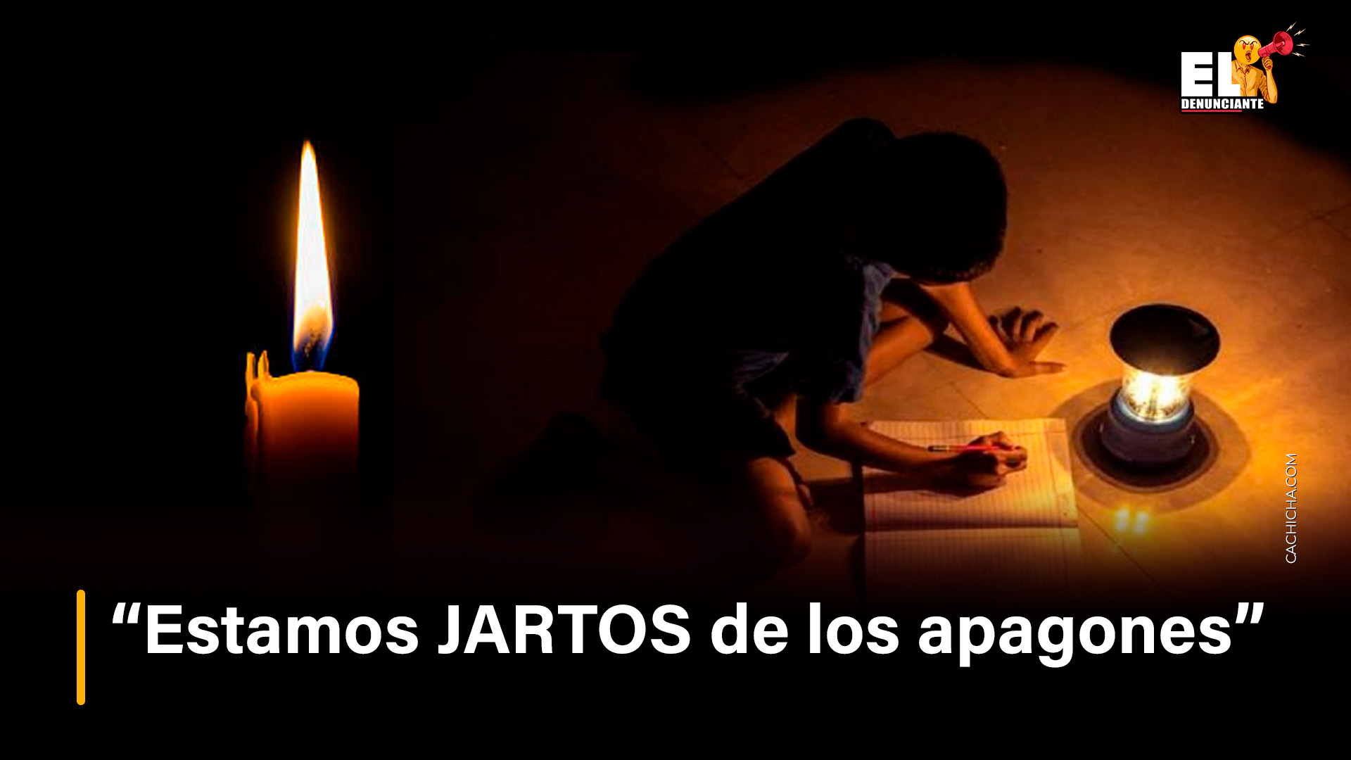 Estamos JARTOS De Los Apagones” El Denunciante
