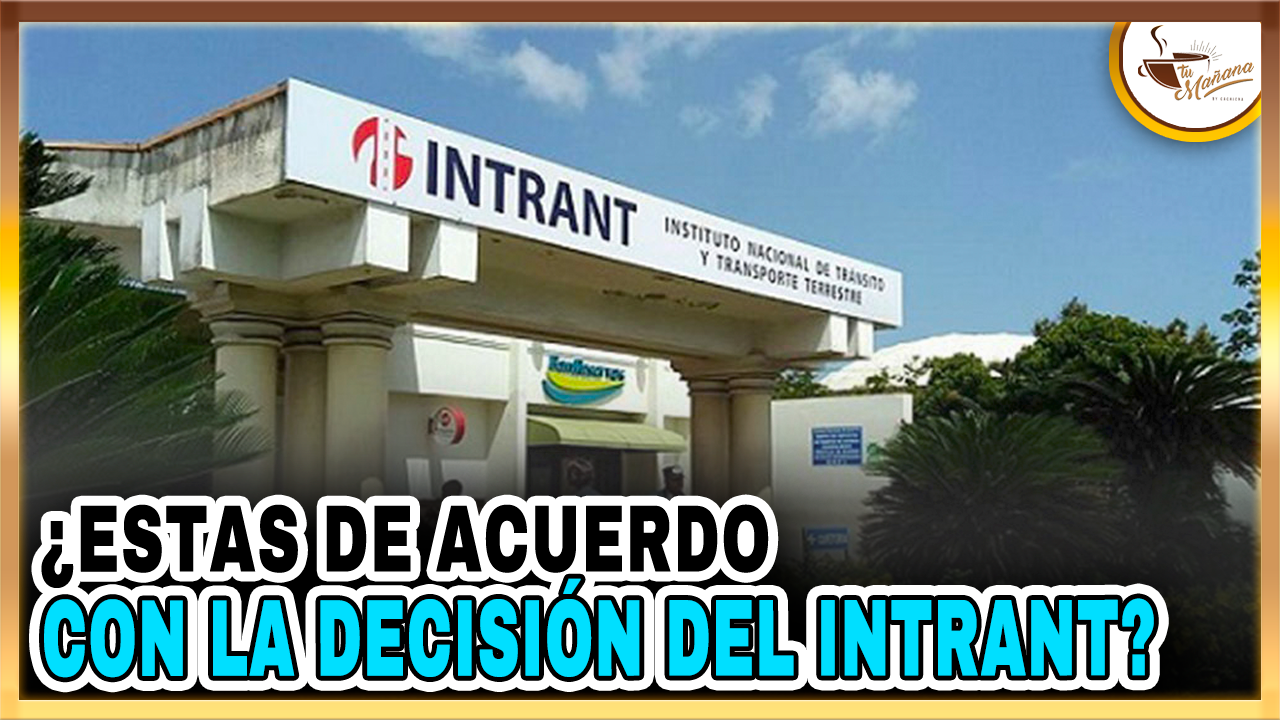 ¿Estás De Acuerdo Con La Decisión Del Intrant? | Tu Mañana By Cachicha