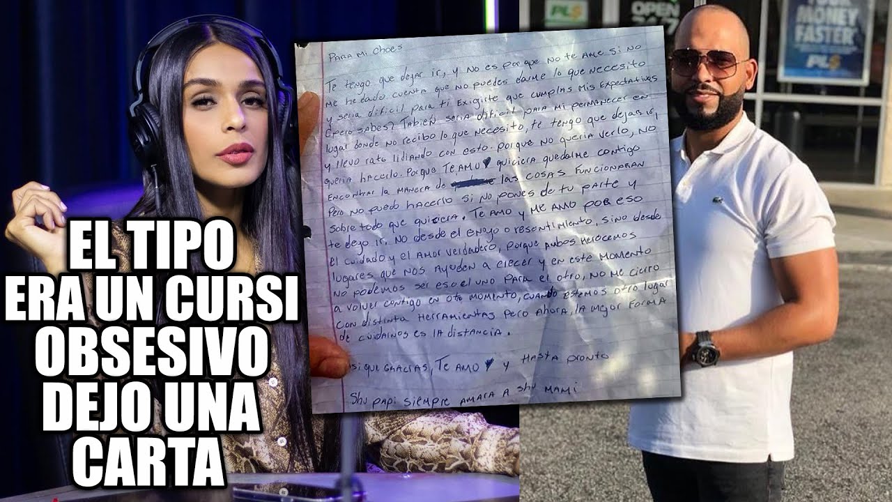 Expareja De Chantal Jiménez Dejó Una Carta Escrita A Manos; Estaba Muy Obsesionado