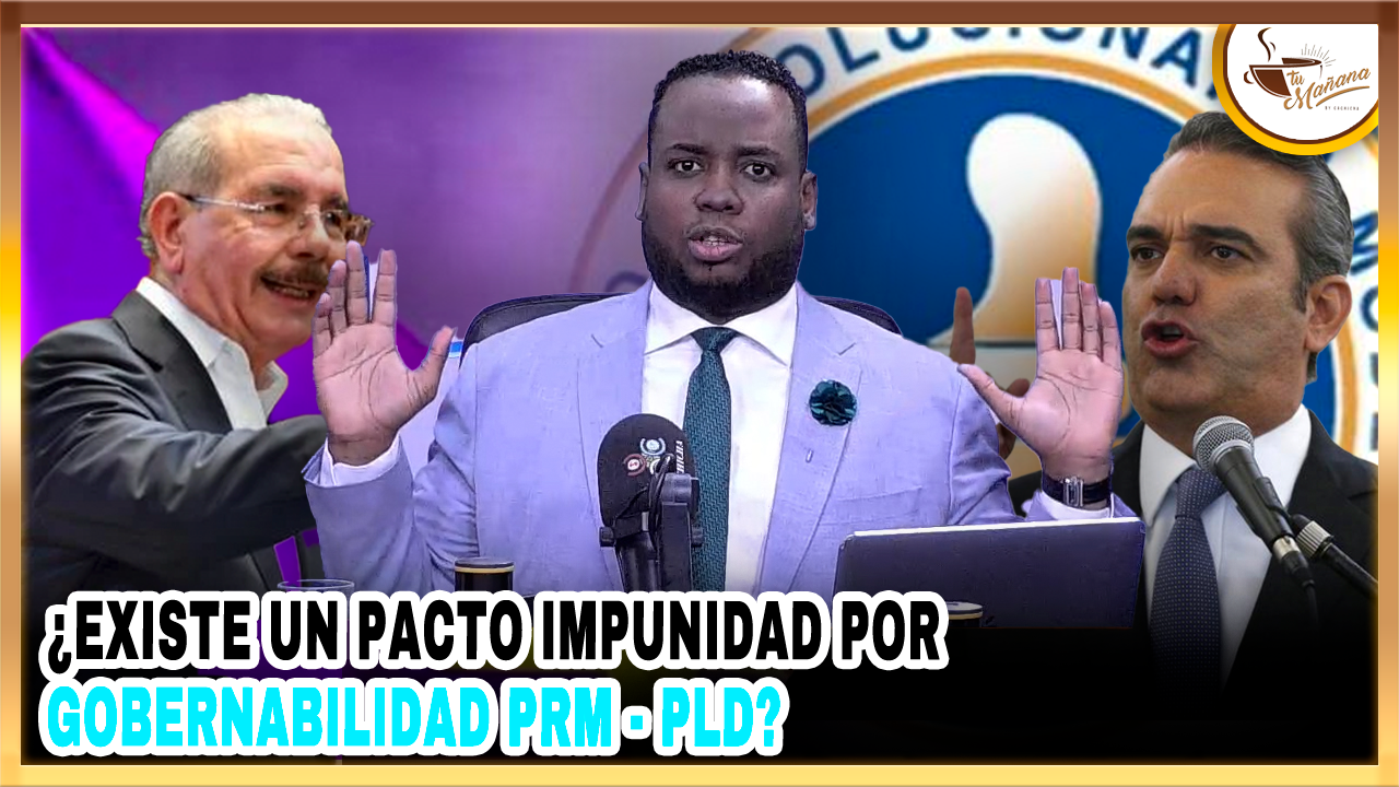 Elvin Castillo: “¿Existe Un Pacto Impunidad Por Gobernabilidad PRM – PLD?” | Tu Mañana By Cahicha