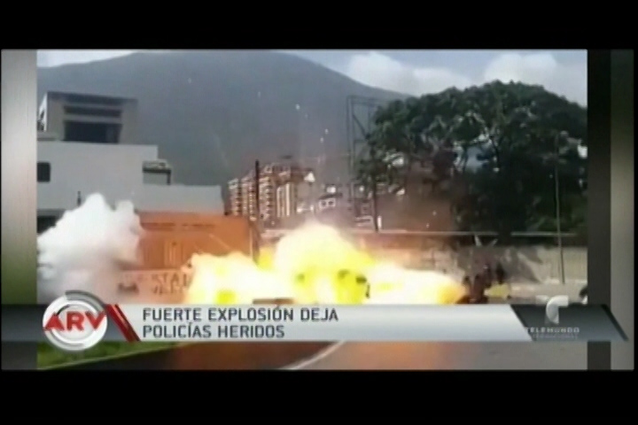Fuerte Explosión Deja Heridos Varios Policías De La Guardia Bolivariana