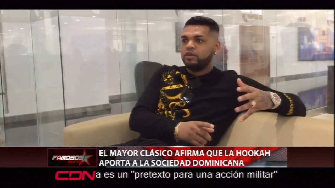 El Mayor Clasico Afirma Que La Hookah Aporta A La Sociedad Dominicana