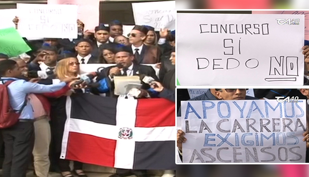 Fiscales Protestan A Favor Celebración De Concurso MP