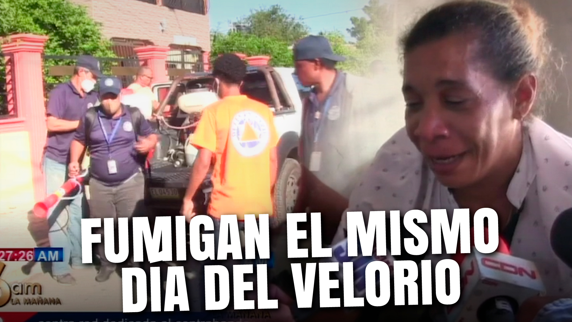 Fumigan El Mismo Día Del Velatorio; Familiares De Fallecido Critican La Acción