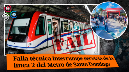 Falla Técnica En Tren Del Metro De Santo Domingo Provoca Retrasos Y Aglomeraciones