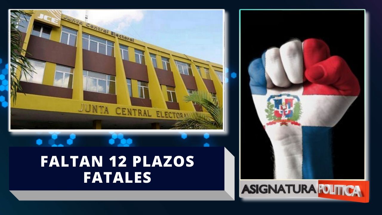 Faltan 12 Plazos Fatales Para Las Elecciones Municipales | Asignatura Política