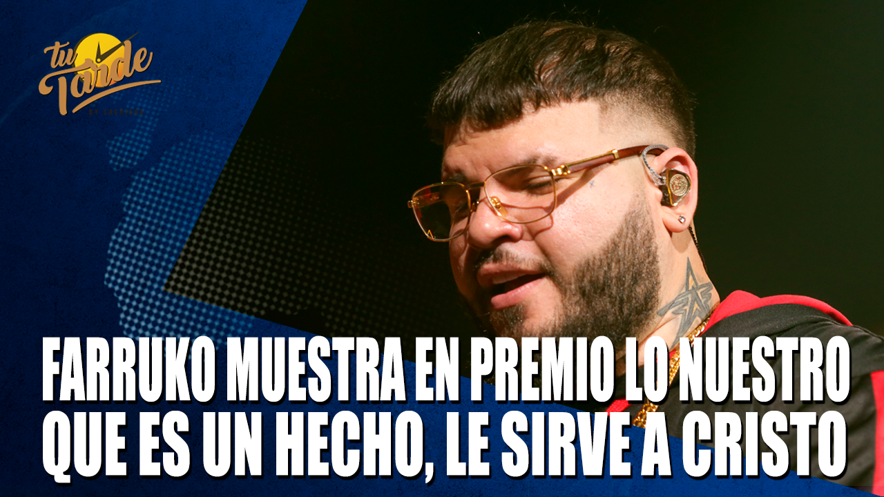 Farruko Muestra En Premio Lo Nuestro Que Es Un Hecho, Le Sirve A Cristo – Tu Tarde By Cachicha