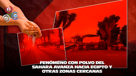 Tormenta De Arena Tiñe De Rojo El Cielo En Creta, Grecia Y Libia