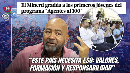Fernando Ramírez Saluda Plan Del Minerd Para Formar Jóvenes Líderes Y Frenar Conductas Tóxicas