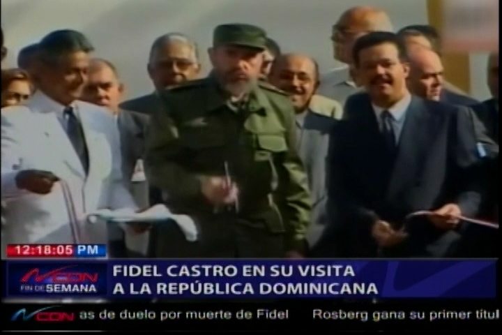 Fidel Castro En Su Visita A La República Dominicana
