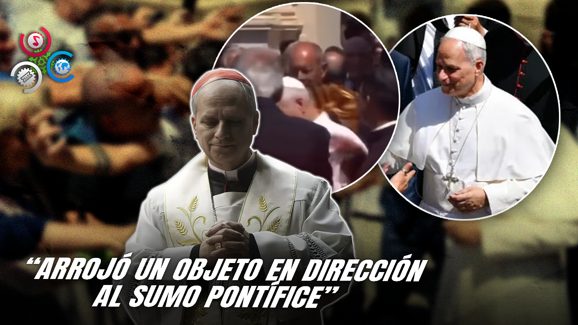 Fiel Lanza Objeto Al Papa León Durante Acto Contra El Uso De Drogas