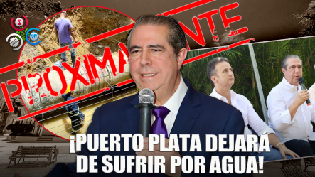 Francisco Javier García Promete Construir Un Acueducto En Puerto Plata