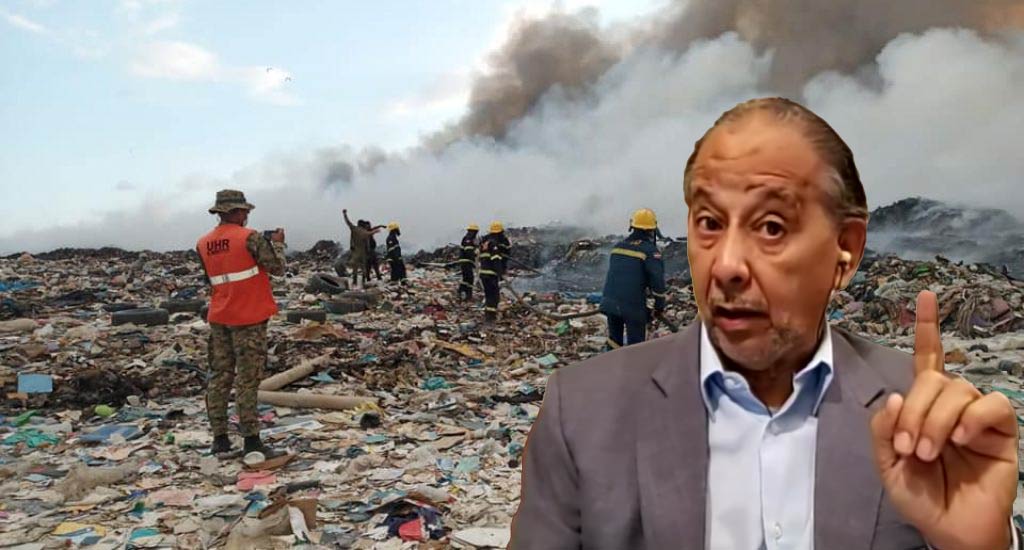 Huchi Lora: Tenemos Que Buscar Quien Fue Que Le Pego Fuego Al Vertedero