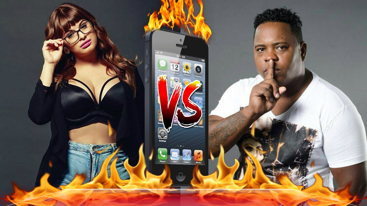 ¡Fuego!  Melymel Amenaza Con Utilizar El IPhone 5 En Contra De Dj Topo
